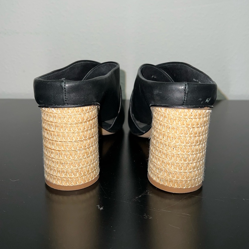Dolce Vita Black Javi Block Heel Sandals - Picture 4 of 9
